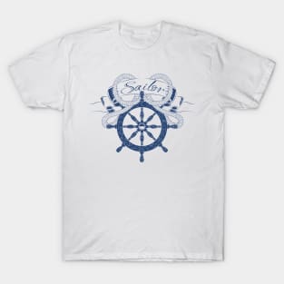 Sailor, nautical, maritime design T-Shirt